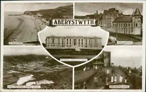 Aberystwyth 5 Views Clarach Bay Putting Green Etc Real Photo Excel Series 24C - Picture 1 of 4