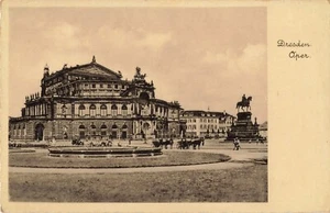 Postcard Germany Dresden. The Opera House - Picture 1 of 2