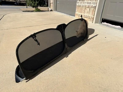 2004-2009 Mercedes-Benz W209 CLK500 CLK350 CLK55 Wind Screen Deflector +Case OEM - Image 1 of 4
