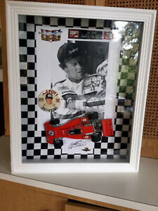 A.J.FOYT INDY 1967 AUTHENTIC signature By A.J. Foyt .Shadow Box 18X23X3.