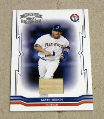 2005 Throwback Threads Material Bat #83 Kevin Mench Bat Relic Serial # /250 - Image 1 of 2