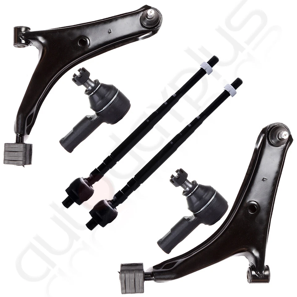 For 1998-2001 Chevrolet Metro 6pc Inner Outer Tie Rod End Lower Control Arm - Изображение 1 из 4