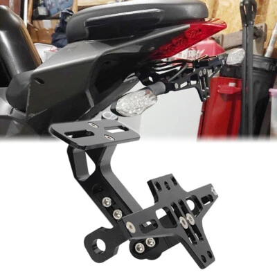 Kit eliminador guardabarros luz LED soporte matrícula para Yamaha MT03 MT07 MT09 Foto 1 de 4