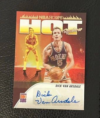 2023-24 Hoops Hot Signatures #47 Dick Van Arsdale Auto  - Image 1 of 2