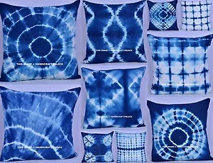 10 Piece Wholesale Lot Home Deco Throw 16X16" Cotton Tie Dye Cushion Cover Throw - Picture 1 of 11