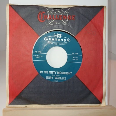 JERRY WALLACE/ The Soul Surfers~ In The Misty Moonlight/ Cannon Ball 45 rpm 1964 - Image 1 of 4