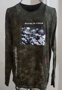 Vox Popult Men’s Walking On A Dream 3 Rose Long Sleeve T-shirt Size L - Picture 1 of 3