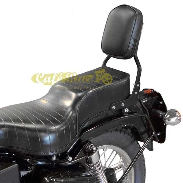 Schienalino Spaan acciaio nero specifico per Royal Enfield Bullet 500 Foto 1 de 1