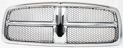 Grille Assembly Chrome Frame PTM Honeycomb Inserts For 2002-2005 Dodge Ram 1500 - Image 1 of 4