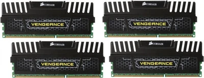 Corsair Vengeance 32GB (4x8GB) DDR3 1866MHz CL10 RAM Kit CMZ32GX3M4X1866C10 - Image 1 of 4