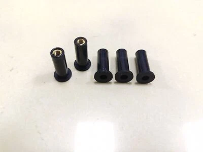 Black Windshield Fairing Well Nuts For Harley Road Glide Ultra FLTRU FLTRX FLTR - Изображение 1 из 4