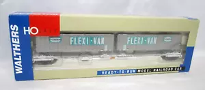 Walthers Gold HO Scale NYC NYCU New York Central Flexi-Van Trailer Flat Car NIB - Picture 1 of 7