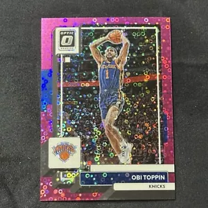 2022-23 Donruss Optic OBI TOPPIN #15 Pink Disco # 22/25 Knicks - Picture 1 of 3