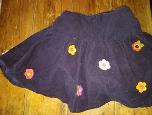 Gymboree girls All about Buttons RARE skirt skort play condition fall flowers 6 - Picture 1 of 3