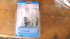 Midland AVPH3 Transparent Surveillance Headsets Inlin Mic For Two-Way Radios x 7 - Zdjęcie 1 z 1