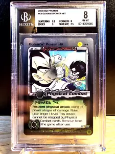 DBZ CCG DRAGON BALL Z GOHAN'S POWER HIT K4 BGS 8 NM-MT 2002 SCORE FOIL PROMO - Picture 1 of 2