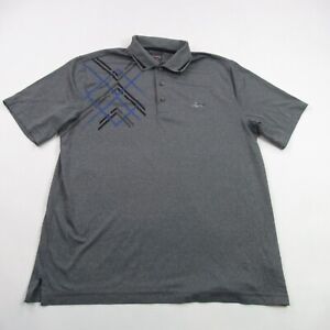 Greg Norman Shirt Mens Medium Short Sleeve Adult Golf Polo Lightweight PlayDry