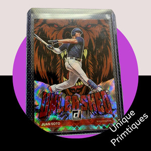 2022 Donruss Baseball Juan Soto Washington Unleashed Silver Refractor Foil SP 