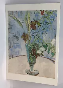Tarjeta de arte Vincent Van Gogh flores en florero 6x4 L436 - Imagen 1 de 2