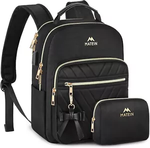 Mini Backpack for Women Waterproof Stylish Daypack Purse Small Black - Picture 1 of 9