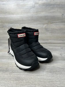 NWT Hunter Anne Women’s Black Insulated Water Resistant Snow Boots Size 7 M - Picture 1 of 7
