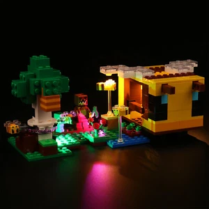 LocoLee LED Lichtset für Lego 21241 Minecraft Das Bienenhaus Deko Lichtset - Bild 1 von 9