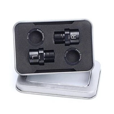 Extensores de Pedal de Bicicleta Aleación de Titanio Espaciador de Pedal Extendido con Arandelas Extender... Foto 1 de 4