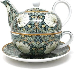 William Morris' Pimpernel Design - Fine China Tea For One Set - Picture 1 of 8