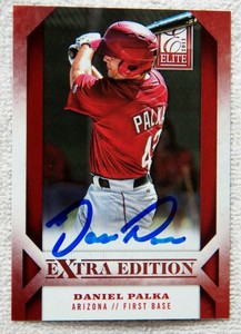 Arizona Diamondbacks Daniel Palka Signed 2013 Panini Elite Auto Card