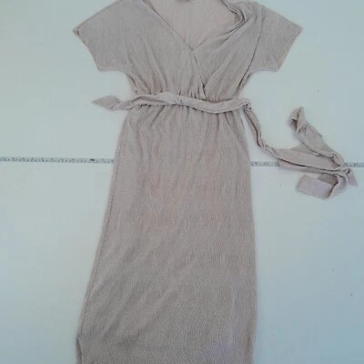 Vestido Debenhams 8 Petite rosa para mujer envolvente con cinturón manga cort... - Imagen 1 de 4