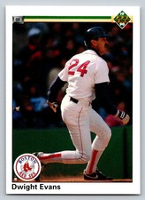1990  Upper Deck #112 Dwight Evans Boston Red Sox Baseball