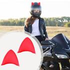 2pcs Universal Motorcycle Helmet Cat Ears Decoration Outdoor E3H3