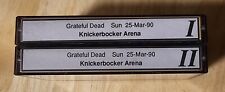Grateful Dead Live 2x Kassetten: 03-25-90 Knickerbocker Arena, Albany Set 1 & 2