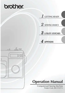 Brother JK7000 computerised Sewing Machine printed instruction operating manual - Picture 1 of 1