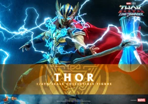 THOR: LOVE & THUNER~THOR~DELUXE~SIXTH SCALE FIGURE~MMS656~HOT TOYS~MIBS - Picture 1 of 16