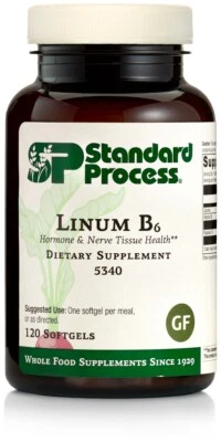 Soporte hormonal de alimentos integrales Linum B6 de proceso estándar, 120 cápsulas blandas Foto 1 de 4