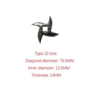 12# /22# / 32# Stainless Steel Meat Grinder Knife Powerful Mincer Blade Cutter - Picture 1 of 6