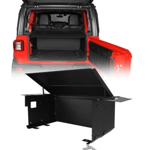 Fit 18-23 Jeep Wrangler JL 4-Door Security Deck Enclosure Trunk Luggage Storage - Picture 1 of 12