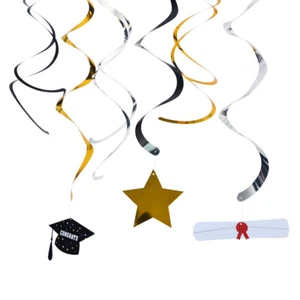 12 Pcs Doctor's Hat Hanging Decoration Leaving School Decorations Graduation - Picture 1 of 12