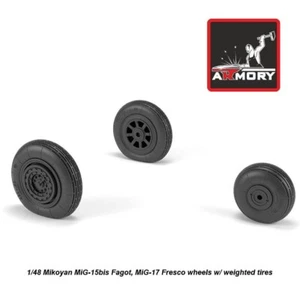 Armory Models AR AW48033 Escala 1/48 Mikoyan MiG15bis Fagot / MiG17 Ruedas Fresco - Imagen 1 de 12
