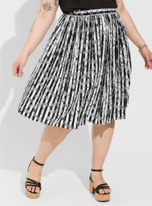 Falda Patinadora Torrid Beetlejuice Nueva Con Etiquetas Nueva 2X - Imagen 1 de 9