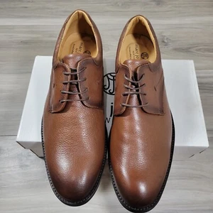 Marc Joseph Shoes Men's 12 Cognac Grainy Vanderbilt Ave New - Picture 1 of 7
