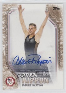 2018 US Olympic & Paralympic Team and Hopefuls /25 Adam Rippon Rookie Auto RC
