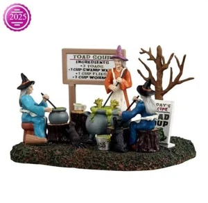 Lemax THE COOKING COVEN # 53734 Halloween Spooky Town Village 2025 NEW - Picture 1 of 4