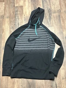 Nike Therma-Fit Hoodie Sweatshirt All Time Mezzo Stripe Print Womens Size XLarge - Picture 1 of 6