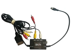 VENOM XBOX ORIGINAL OFFIZIELLER COMPOSITE TV AV & ANTENNENKABEL ADAPTER - Bild 1 von 4