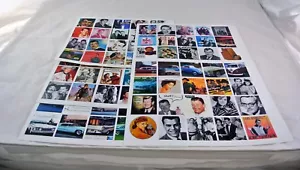 Vintage Photo Collage Prints 5 Sheets 8.5 x 11 Disney Cars Roy Rogers Pop Art - Picture 1 of 11