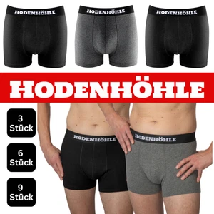 Gr.M/L/XL/2XL/3XL Herren Boxershorts Unterhosen Unterwäsche Baumwolle black/grey - Bild 1 von 13