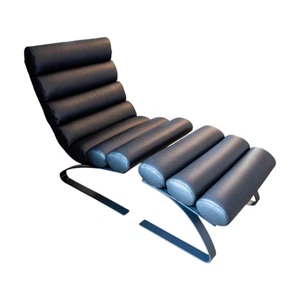 COR Sessel Sinus Leder 286 Schwarz Metall Gestell Schwarz Pulverbeschichtet - Bild 1 von 6