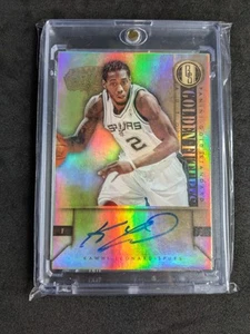 2011-12 Gold Standard Golden Futures Rookie Autograph Kawhi Leonard RC ON CARD - Picture 1 of 2